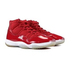 JORDANS - Jordan 11 Retro Red High-Top Sneakers Size 12